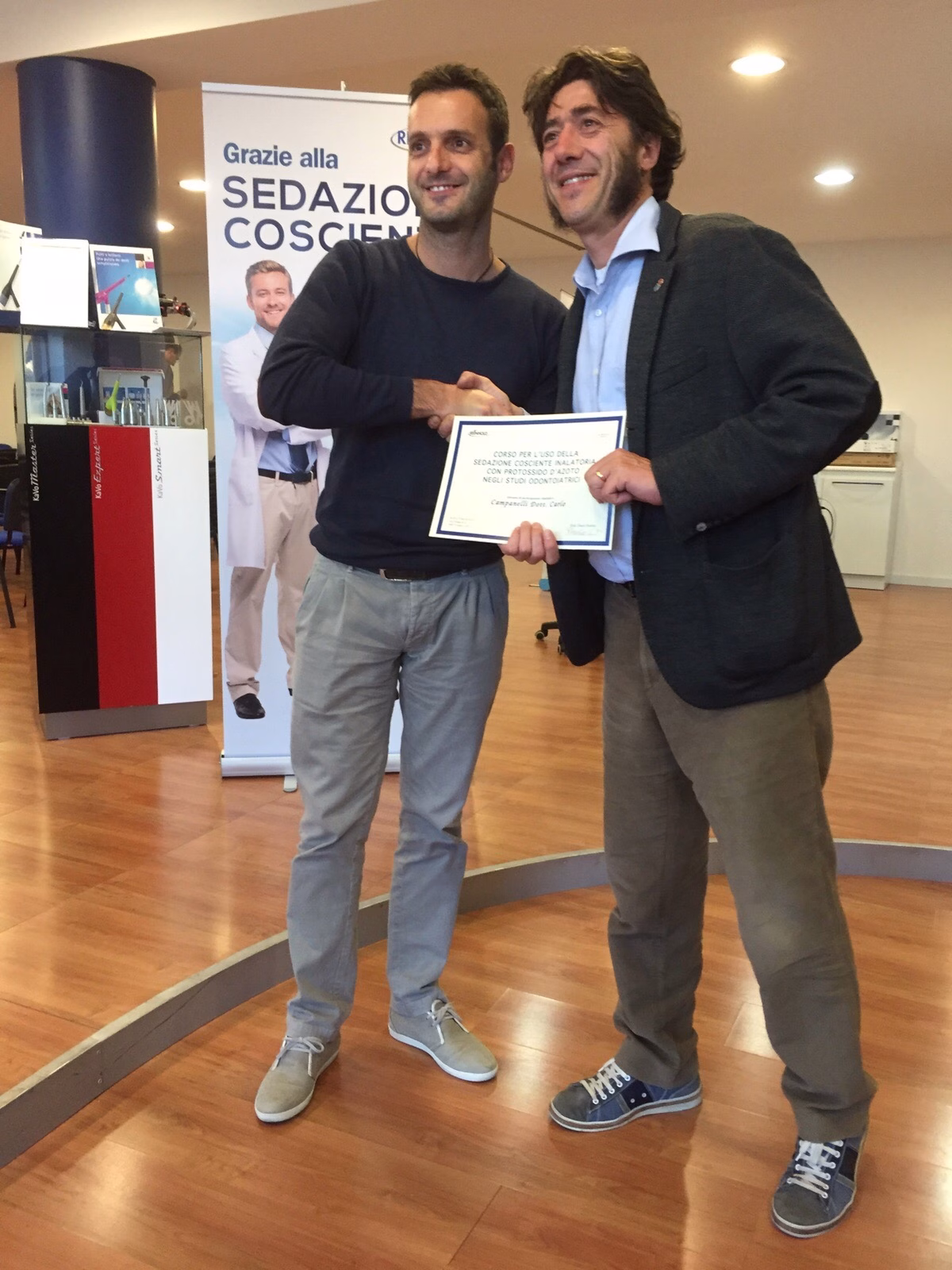 Dott. Poletto foto con relatore corso