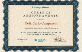 Restauri estetici adesivi diretti anteriori e posteriori