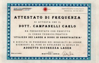 Utilizzo dei laser a diodo in odontoiatria